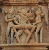 Die Tempelstadt Khajuraho in Indien